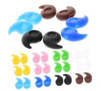 SEWACC 16 Pairs Silicone Anti-slip Eyeglass Ear Grips Soft Flexible Glasses Support for Sports Outdoor Activities and Daily Wear Comfortable Non-skid Temple Tips Prevent Slipping