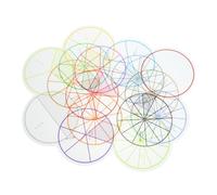SEWACC 16 Sheets Fraction Learning Boards Educational Mathematics Cognitive for Preschoolers Multi Functional Enlightenment Plaything for Home and Classroom Use