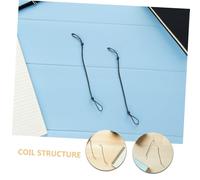 SEWACC 16pcs Retractable Spring Pen Holder Leash Elastic Stylus Lanyard Cord Anti-Loss Tether for Touchscreen Tablets Stretchy Strap for Clipboard Pens and Gadget Holders