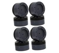 SEWACC 16Pcs Vibration Pads for Washing Machine Refrigerator Heightened Non Slip Furniture Mats Black Durable Noise Reducing and Safe for Use