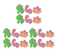SEWACC 18pcs Cute Dinosaur Animal Brooch Pins Purple Green Pink Enamel Lapel Badges for Backpack Clothing Jacket Accessories Cartoon Style Fashion Pins for Women and Men