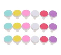 SEWACC 18pcs Electric Nail Tool Replacement Grinding Heads with Abrasive Paper Safe for Newborn Nails Suitable for Home Use by New Parents
