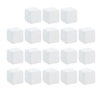 SEWACC 18pcs Turtle Calcium Blocks Reptile Accessory Reptile Supply Daily Feeding Improving Water Quality Calcium 0.47x0.47x0.47inch for Fish Tanks Lizard
