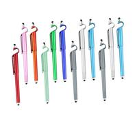 SEWACC 1Set Multipurpose Gel Pens Touch Screen Stylus Cellphone Stand Random Color Black Ink for Students Office Use Comfortable Grip Durable