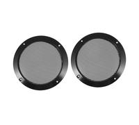 SEWACC 2 Pcs Black Speaker Protection Nets for Subwoofer Audio Speaker Grill Covers Household and Car Use Practical Mesh Dustproof Guards Easy to Install