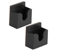 SEWACC 2 Pcs Cb Mic Holder Clip Radio Microphone Mounting Bracket Plastic Wireless Mic Stand Hook for Car Compatible with Yaesu Vexter Mobile Radio