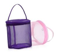 SEWACC 2 Pcs Crochet Yarn Storage Bags with Smooth Zipper and Yarn Access Lightweight Knitting Organizers for Sweater Needle and Crochet Hook Storage Portable Tote for Crafters and