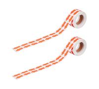 SEWACC 2 Rolls Fluorescent Arrow Stickers, 2000 Bright Directional Adhesive Labels for Floor Signs, Facility Caution, Office and Party Use