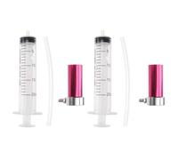 SEWACC 2 Sets DIY Lipstick Mold Kit for Handmade Lip Balm and Lipstick Making, Aluminium Material Easy to Use Design Suitable for Family Project and Gifts for Girlfriend or Friends Random Color