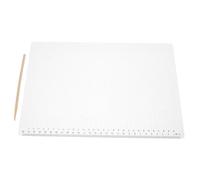 SEWACC 2 Sets Interval Straight Ruler with Line Stencils for Exams and Journaling Lightweight Plastic Drawing Guide for Postgraduate Tests and School Use Precise Spacing Template