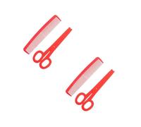 SEWACC 2 Sets Oversized Plastic Scissors and Giant Comb Prop Unique Design for Party Decorations and Costume Parties, Versatile Use and Clearly Visible under Stage Lighting, for Circus