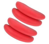 SEWACC 2 Sets Rubber Sausage Mouth Prank Prop, Red Exaggerated Oversized Mouth, Fits Snugly the Face, Easy to Wear, Comfortable Fit, for April Fool's Day Gatherings and Funny Cosplay