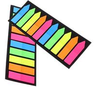 SEWACC 2 Sets Sticky Tabs Adhesive Sticky Book Tabs Pet Material Easy to Remove and Reposition Classified Archives for Work and School Suitable for School Students and Teachers