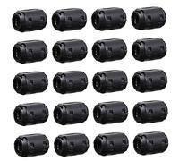 SEWACC 20 Pcs Removable Ferrite Core Filters Cable Clips High Noise Suppressor for USB Audio Video Ac Power Lines and Data Cables Efficient Emi Rfi Reduction with Plastic Clip Design