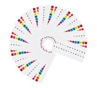 SEWACC 20 Sets Self Adhesive Alphabet Tabs Small Sticky Page Markers for Notebooks Textbooks Dictionaries Colorful A Z Letter Tabs for Efficient Book and Folder Organization