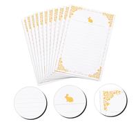 SEWACC 20 Sheets Vintage Letter Writing Paper Decorative Kraft Stationery for Invitations Calligraphy Practice Thank You Notes and Love Letters
