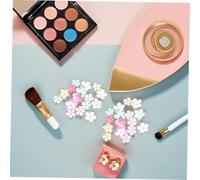 SEWACC 200pcs Acrylic Flower Beads Cap Floral Spacer Charms for Handmade Jewelry Making Lightweight Petal End Caps for Bracelets Necklaces Earrings DIY Accessories