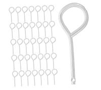 SEWACC 200pcs Fire Extinguisher Pull Pins Replacement Kit Stainless Steel Safety Cotter Pins with High Visibility Weather Resistant Durable Hooks for Fire Extinguisher Maintenance and