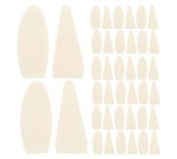 SEWACC 200Pcs Sketch Blending Sponge Replacement Set with 100 Pointed and 100 Round Soft Sponge Tips for Drawing, Painting, and Art Blenders, Suitable for Sketch Wiper and Pan Pastel Use