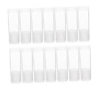 SEWACC 20pcs Clear Plastic Coin Storage Tubes with Foam Lining and Airtight Screw Lids Coin Holder Containers for Collectors Water-Resistant Protective Cases and Display