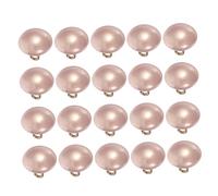 SEWACC 20pcs Half Round Faux Pearl Sewing Buttons with Metal Shank Versatile Decorative Shirt Buttons for DIY Crafts Wedding Dresses Clothing Embellishments in