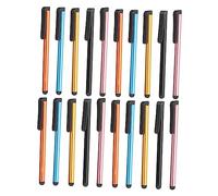 SEWACC 20pcs Lightweight Aluminum Alloy Touch Screen Stylus Pens with No Writing Noise, Precise Capacitive Pen for Tablets and Smartphones, for On-the-go Use Random Color
