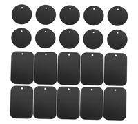 SEWACC 20Pcs Magnetic Phone Mount Plates Iron Plate for Car Holders and Round Shapes with Adhesive for Easy Installation Compatible with Phones and Tablets