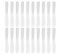 SEWACC 20pcs Makeup Spatulas Lotion Spatula Facial Silicone Practical Does Not Scratch Skin Sturdy Materials for Women and Skincare Tools
