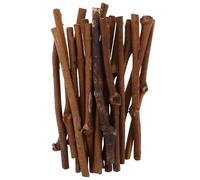 SEWACC 20pcs Natural Wood Branch Twigs Craft Sticks for DIY Projects Rustic Decorative Logs for Wedding Christmas and Home Decor with Adaptable Shapes and Organic Texture