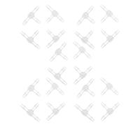 SEWACC 20Pcs Plastic Reducing Tee Connector 3.2Mm Od T-Shaped Hose Barb Reducer Fitting for Air, Water, and Fuel Line Tubing Applications