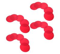 SEWACC 20pcs Red Self-adhesive Gel Light Filters for Ambient Lighting, 10cm round Pet Film Sheets for Light Correction and Party Studio Use