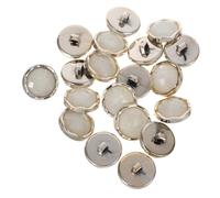 SEWACC 20pcs Resin Round Coat Buttons Single Hole Decorative for Sewing DIY Crafts Easy to Install Replacement Suit Fasteners for Jackets Sport Coats Uniforms