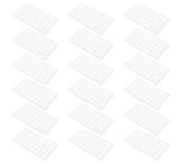 SEWACC 20Pcs Reusable Number and Alphabet Stencils Set, Hollow Plastic Templates for Painting on Wood, Journal, Scrapbook, Planner, and Craft Decoration