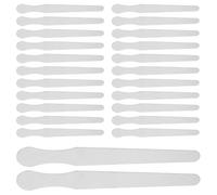 SEWACC 20pcs Stainless Steel Tongue Depressors Multiuse Oral Examination Tools for Speech Therapy Safe Smooth Edges Reusable Crafting and Medical Supplies