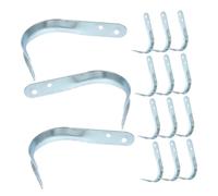 SEWACC 20pcs Wall Mounted Storage Hooks Heavy Duty Hangers for Garden Hose Versatile Organization for Tools and More for Outdoor Use