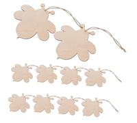 SEWACC 20PCS Wooden Bee Cutouts for Crafts DIY Painting Sturdy Natural Wood Decorations for Bee Theme Party Wedding Birthday Versatile Hanging Decor Enhancing Festive Atmosphere