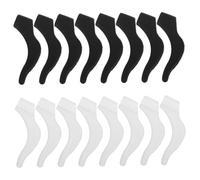 SEWACC 24 Pairs Soft Silicone Eyeglass Ear Grips Temple Tips Anti-slip Glasses Leg Sleeves for Comfortable All-day Wear Sports Reading Travel