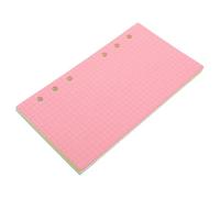 SEWACC 250pcs Six Hole Loose Leaf Planner Inserts with Thick Paper Vibrant Colors Refill Pages for Lined Journal Notebooks Study Notes and Organizer Accessories