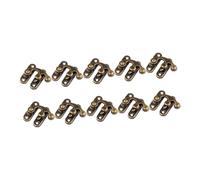 SEWACC 25pcs Antique Bronze Right Horn Latch Hook Locks Wood Box Catch Clasp with Spring Lock Mechanism for Jewelry Boxes Furniture Decoration Resistant Vintage Style