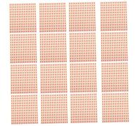 SEWACC 2700 Pcs Red Small Arrow Stickers Self-Adhesive Paper Labels for Marking Unqualified Items and Rework Tasks in Office School Warehouse