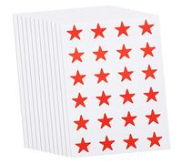 SEWACC 280Pcs Self Adhesive Label Stickers Pentagram Design Triangle Markers for Classification and Organization Random Styles for Home Office and Store Use