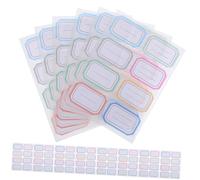 SEWACC 288Pcs Lined Writable Label Stickers Adhesive Blank Markers for Books Textbooks Water Bottles Self-Adhesive Stickers with Horizontal Lines for Clear Handwriting Versatile