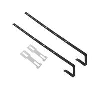 SEWACC 2pcs Adjustable Heavy Duty Over The Door Mirror Hanger Hooks with Flexible Positions Saving Brackets for Small Spaces Reliable Strong Mirror Door Holder