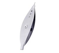 SEWACC 2pcs Alloy Tatting Shuttles Sewing Accessories Small and Easy to Carry Nickle Plated Iron Wear Resistant Lace Making Shuttle for Craft Tools