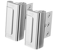 SEWACC 2pcs Aluminum Alloy Front Door Reinforcement Lock Interior Safety Bolt for Home Security Easy Installation with Mounting Hardware Sleek Compact Design for Various Doors