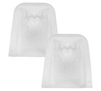 SEWACC 2pcs Architectural Concrete Corbel Mold Roman Column Concrete Form Xps White for Architectural Column Casting, Professional Villa Construction, Gardens
