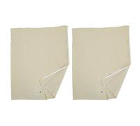 SEWACC 2Pcs Burlap Plant Covers 80X100Cm with Drawstring Reusable Garden Frost Protection Bags for Outdoor Balcony Plants and Flower Frost Cover