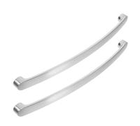 SEWACC 2pcs Cabinet Handles Drawer Handles Cabinet Hardware Pulls, Aluminium Alloy Brushed Nickel 224mm Hole Centres for Kitchen Cupboard Doors and Drawers