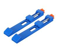 SEWACC 2pcs Circular Saw Base Guide Rail Adjustable Handheld Cutting Guide Precision Straight Edge Clamp for Woodworking Plywood Laminate Floor Tile Cutting