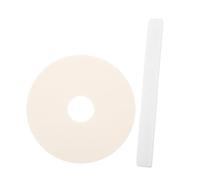 SEWACC 2pcs Diamond Ceramic Clay Polishing Tools for Pottery and Ceramics Handheld Design Cleans Surface Imperfections, for Teaching and Personal Creations, White Colour